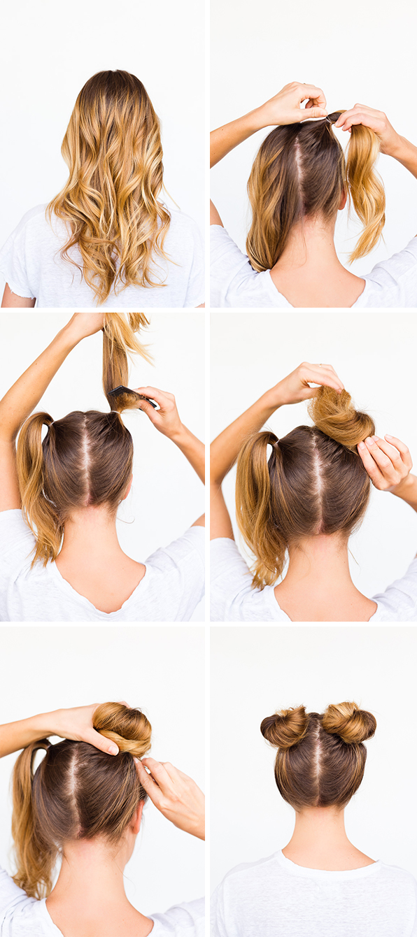 how-to-double-bun-hair-tutorial